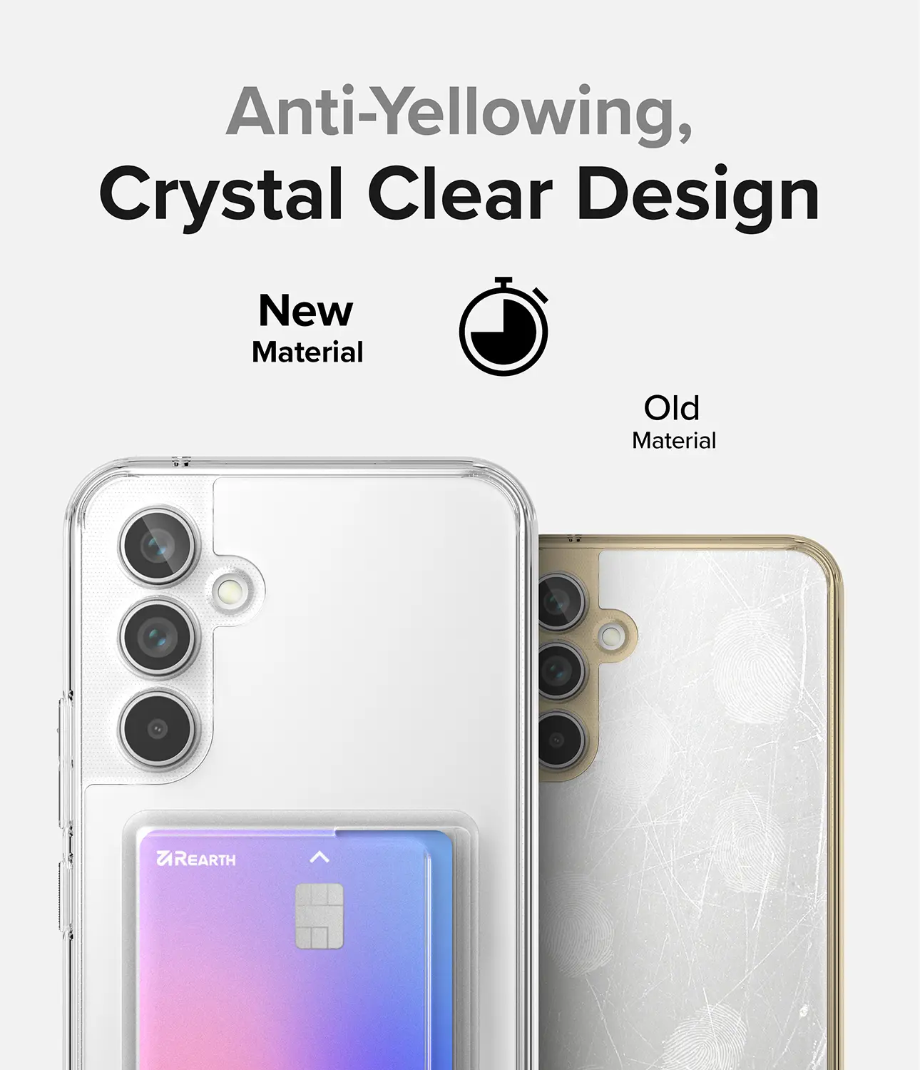 Fusion Card Case Samsung Galaxy A54 Genomskinlig