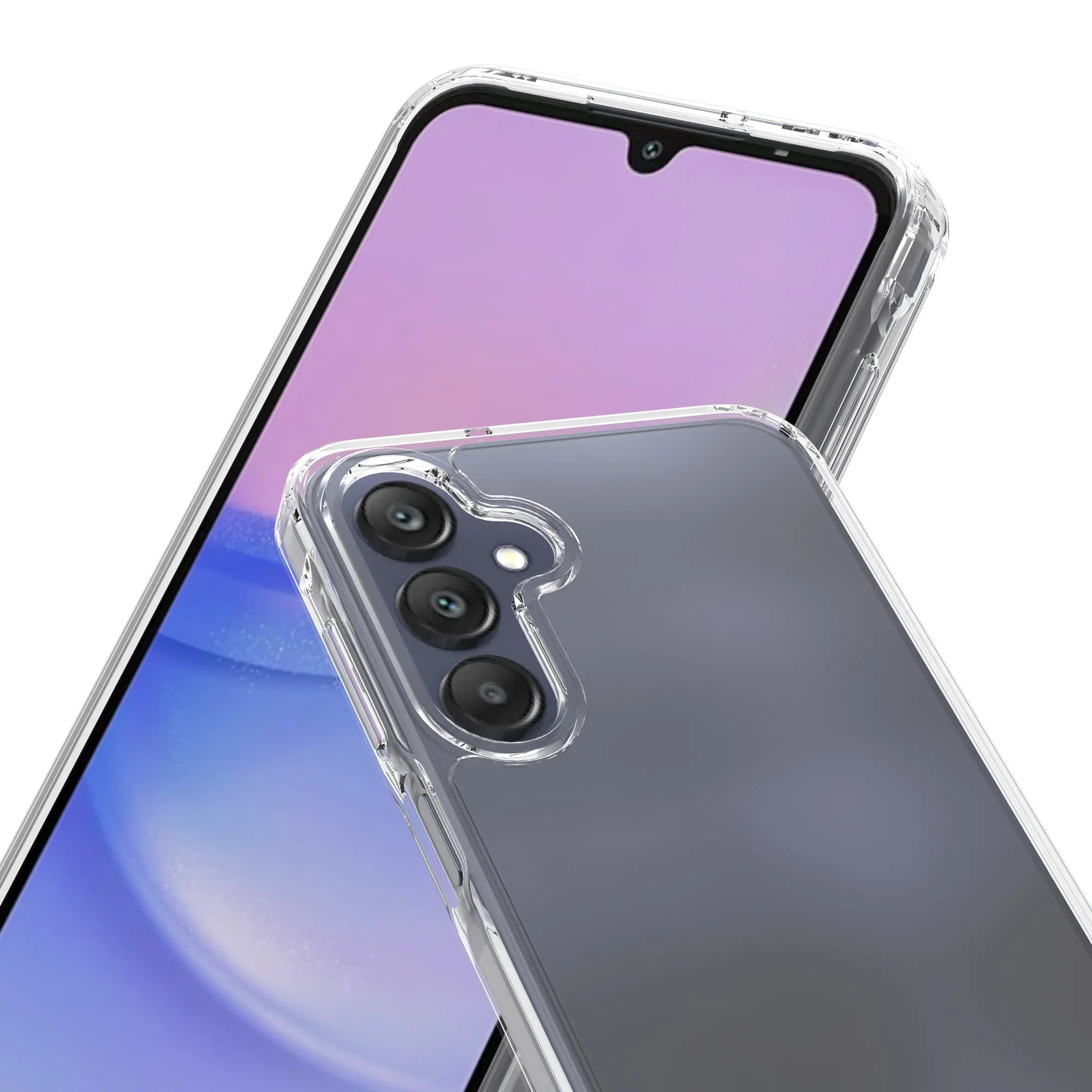 Hybridskal Samsung Galaxy A16 Genomskinlig