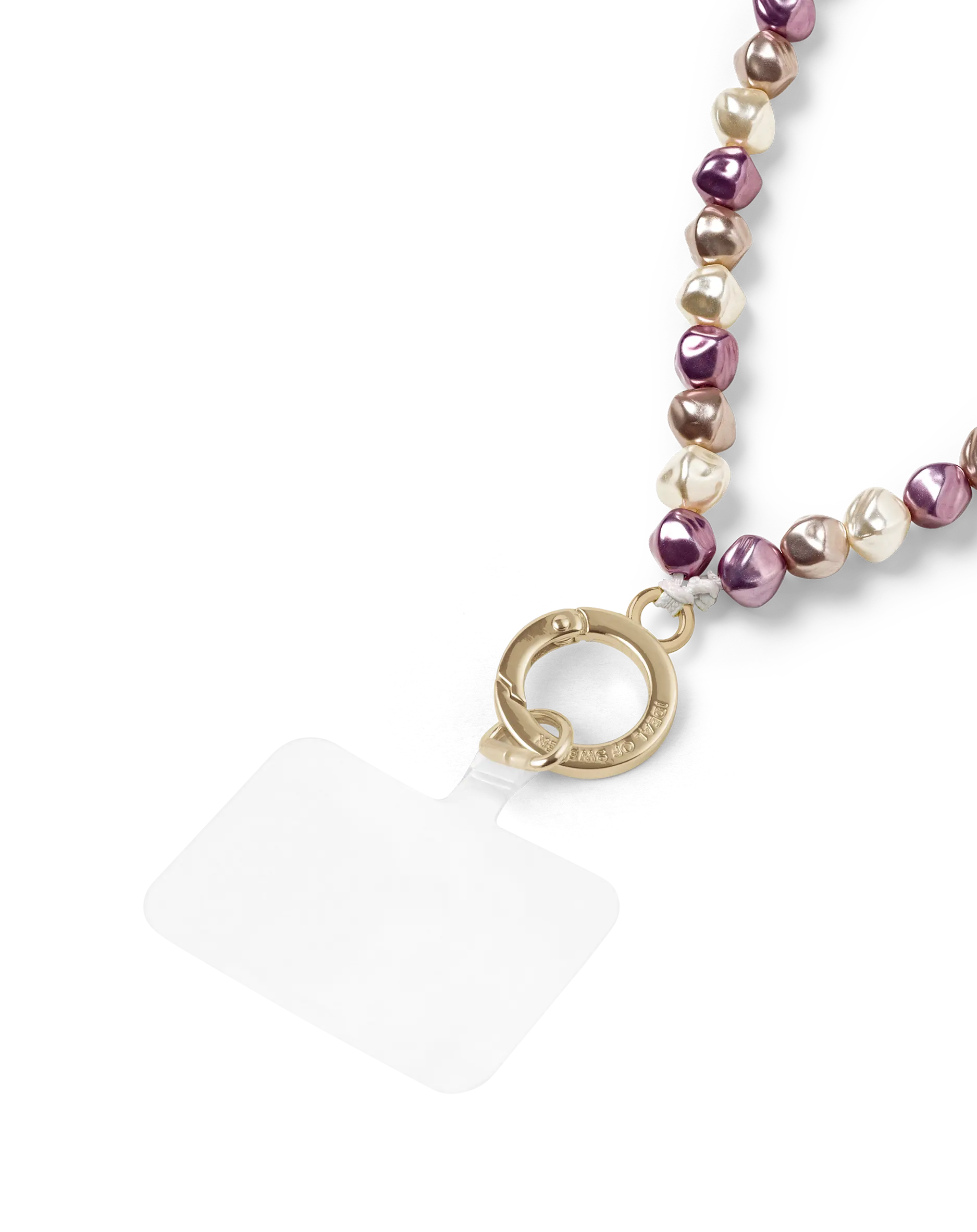 Phone Wristlet Strap Moonlit Plum Pearl