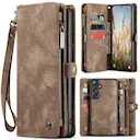 Multi-slot Mobiltaske Samsung Galaxy S25 Plus Brun