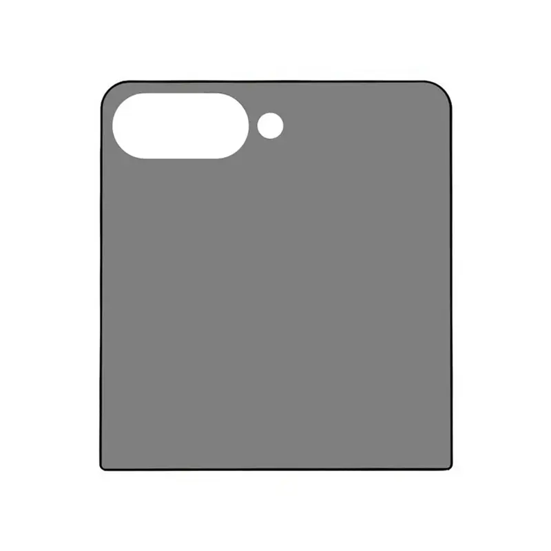 Privacy Härdat Glas Ytterskärmskydd Samsung Galaxy Z Flip 8