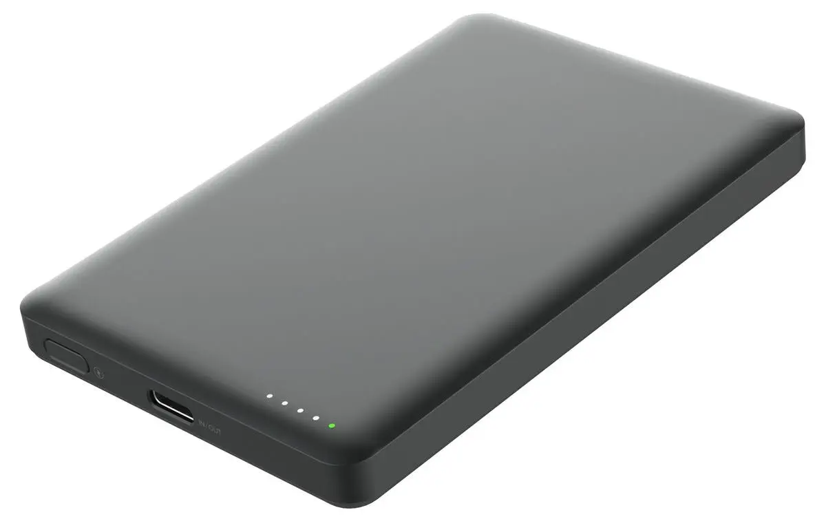 Magnetisk Trådlös Powerbank 5000mAh 15W Grå
