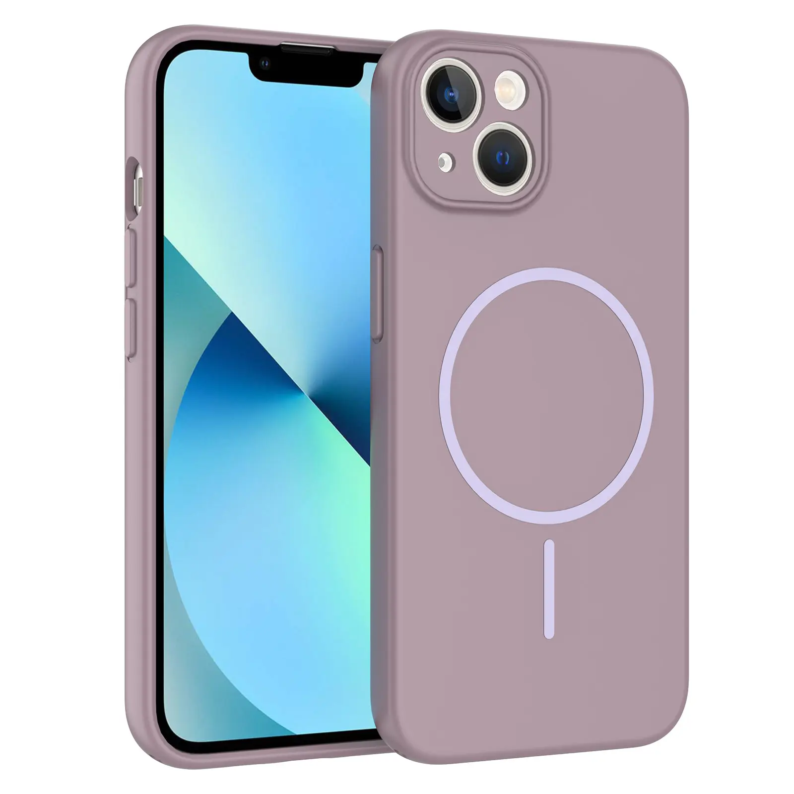 MagSafe-cover SoftArmor iPhone 14 Lilla