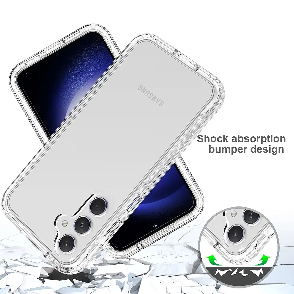 Full Protection Case Samsung Galaxy S23 FE Genomskinlig