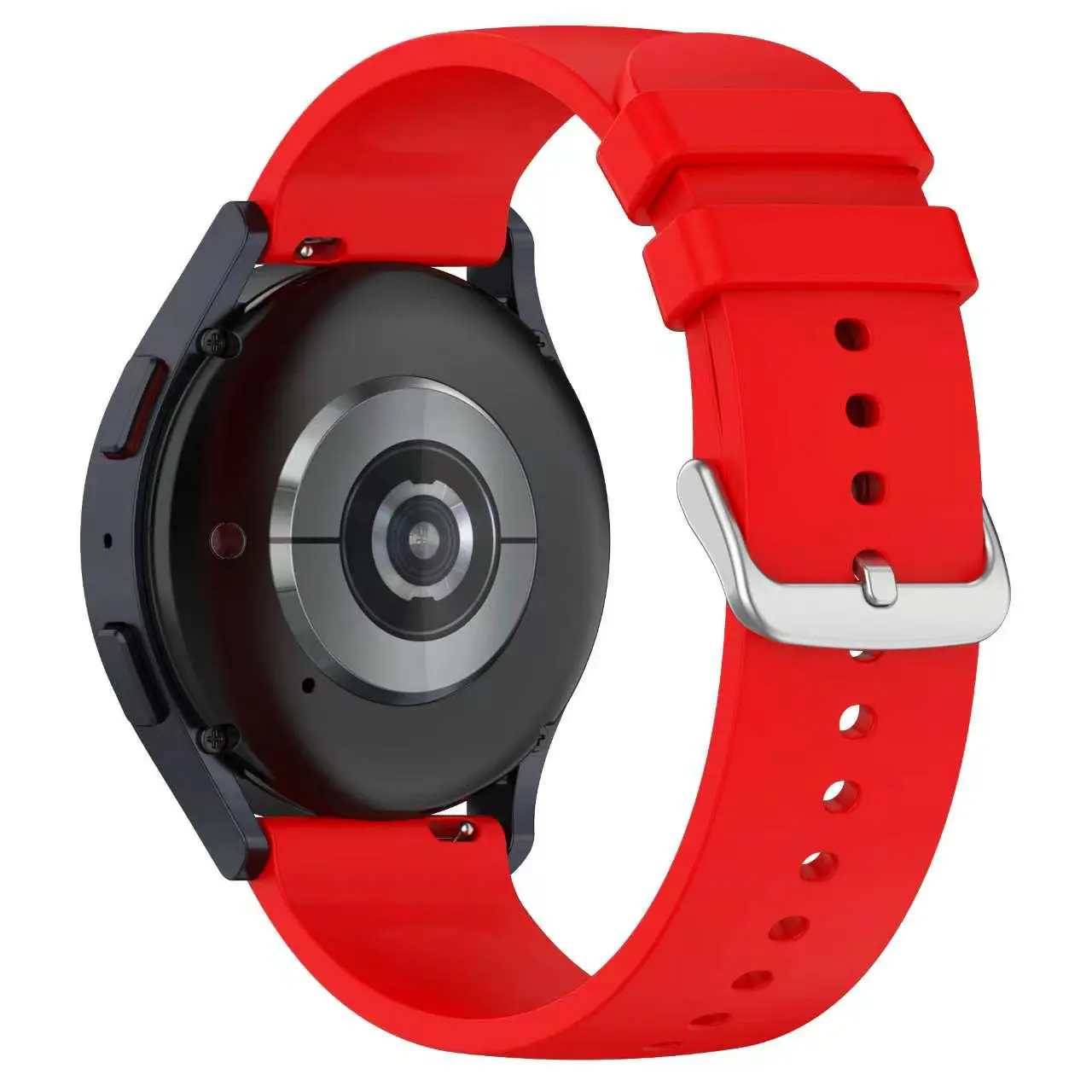 Silikonarmband Universal 22mm röd