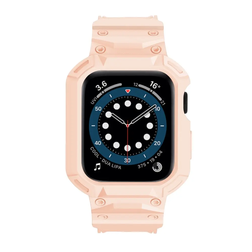 Apple Watch Series 10 42mm Adventure Skal + Armband rosa