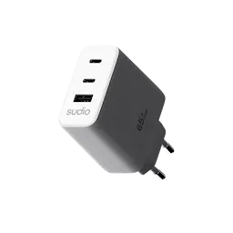 P3 Vægoplader 65W 2 x USB-C + USB-A Hvid