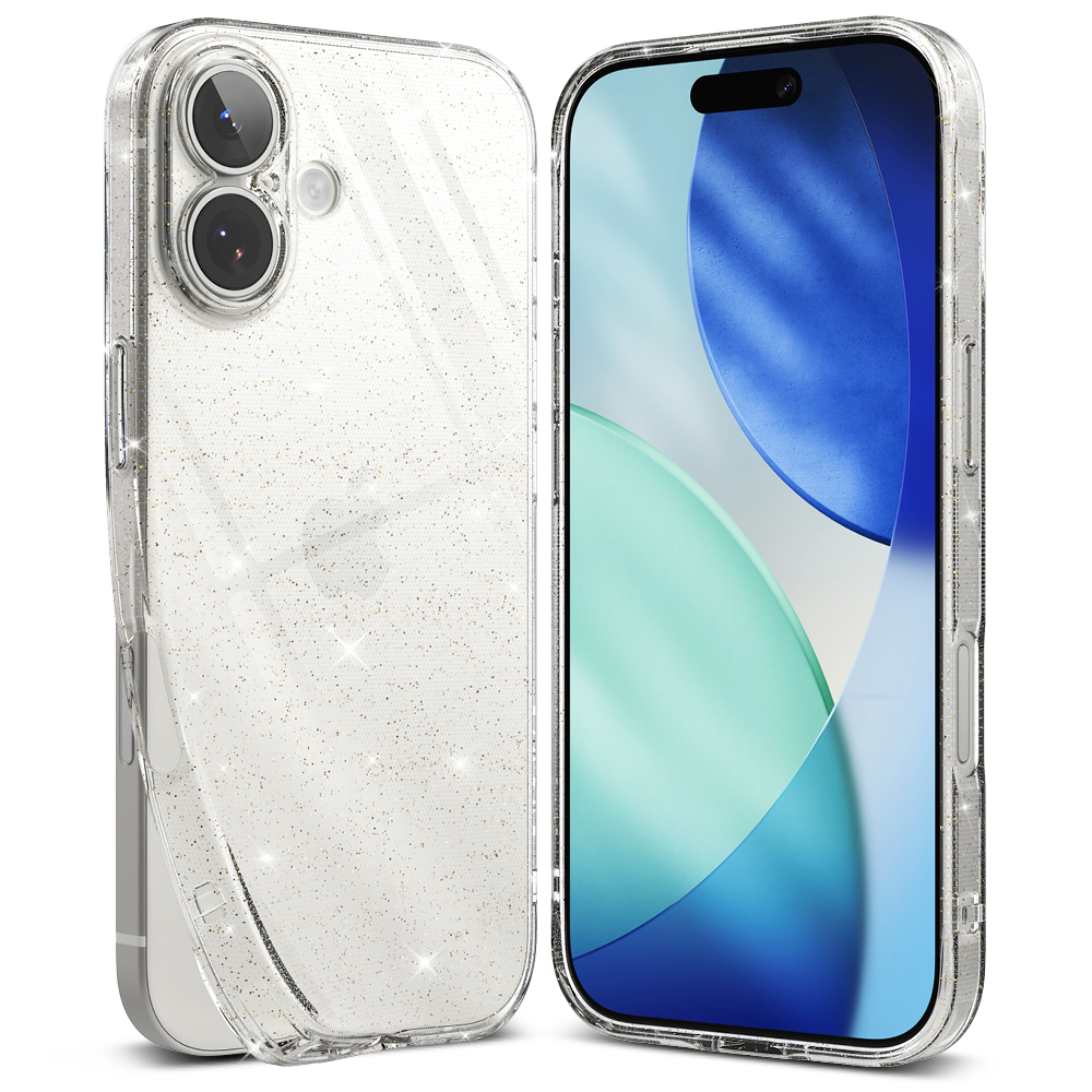 Ringke Air Case iPhone 17 Glitter Clear - Mobildeksel
