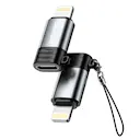 USB-C til Lightning adapter Grå