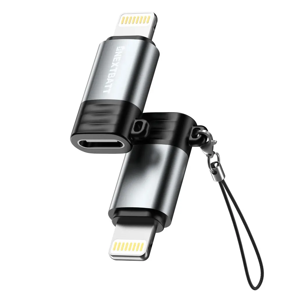 USB-C til Lightning adapter Grå