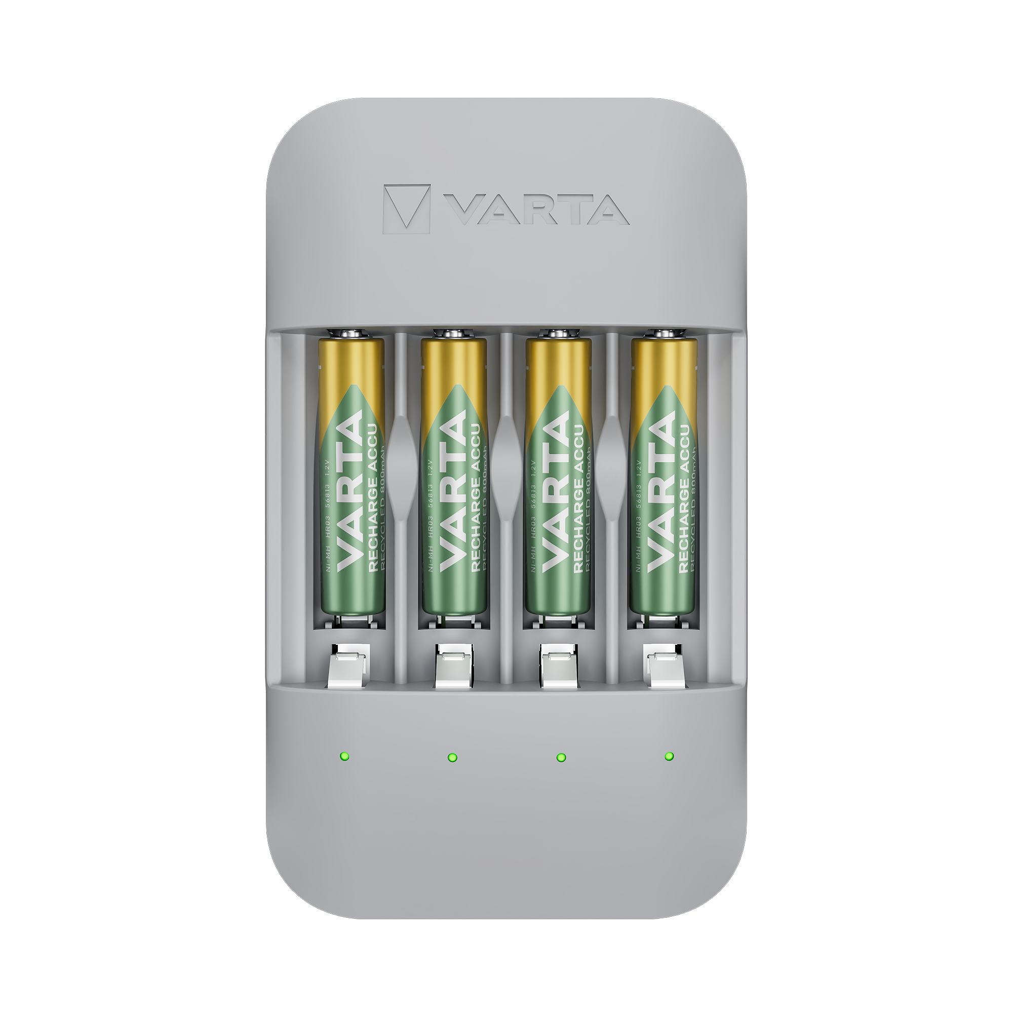 VARTA BatteriladerEco Charger Pro Recycled + 4x AA 2100 mAh