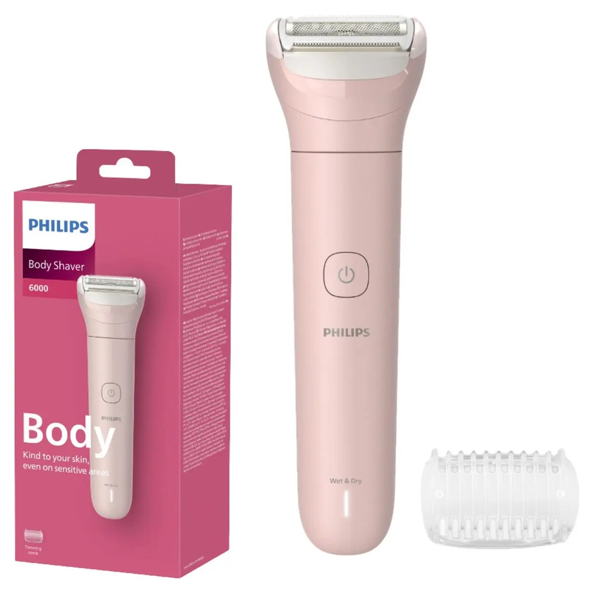 Trådløs kroppstrimmer 6000 Series Ladyshave BRL128/00