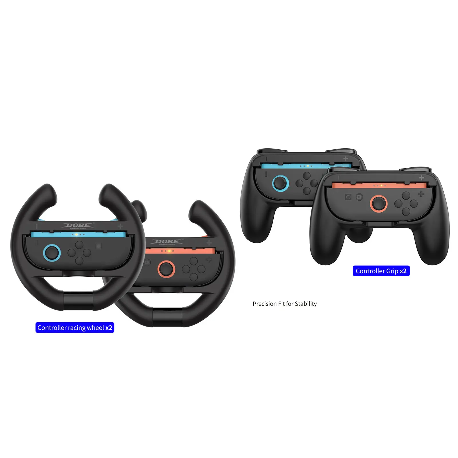 Rattar och Handkontroller till Joy-Con Nintendo Switch OLED Svart
