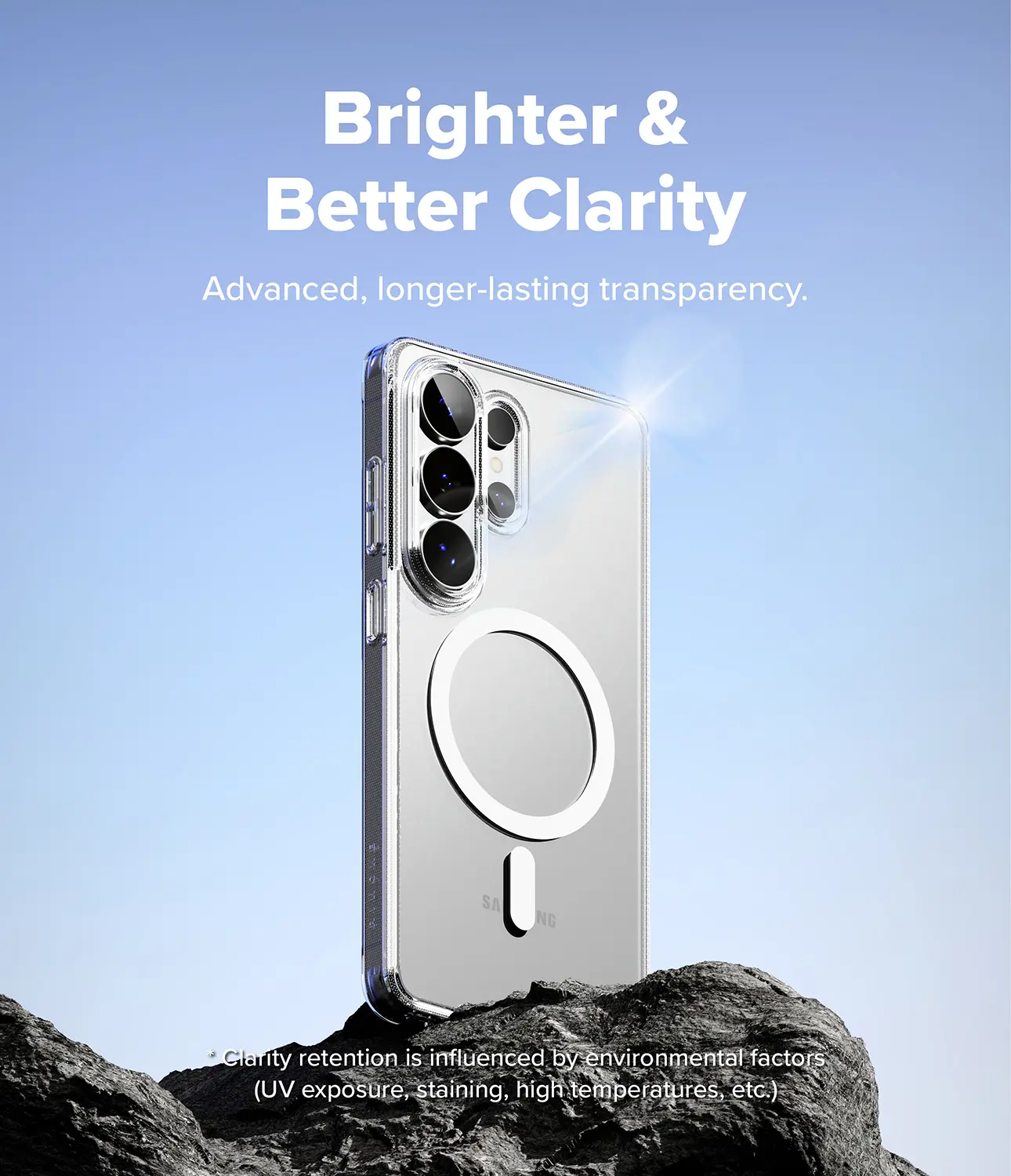 Fusion Magnetic Case Samsung Galaxy S26 Ultra Genomskinlig