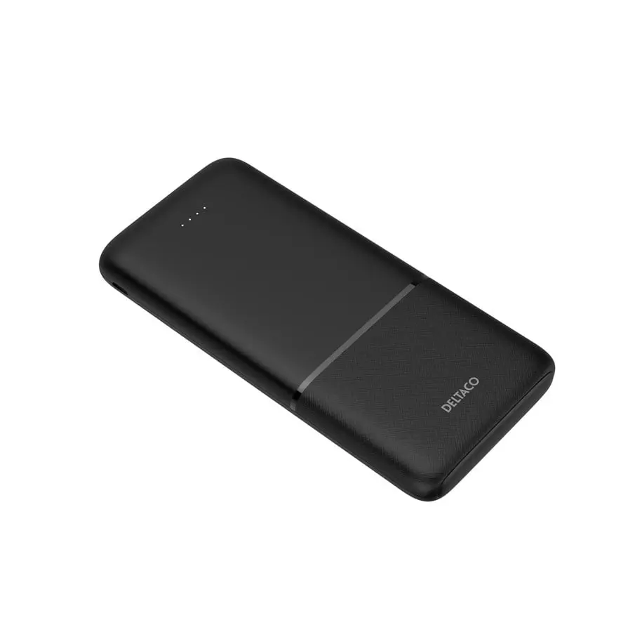 Powerbank USB-C + 2x USB-A 10000 mAh PD 20W Svart