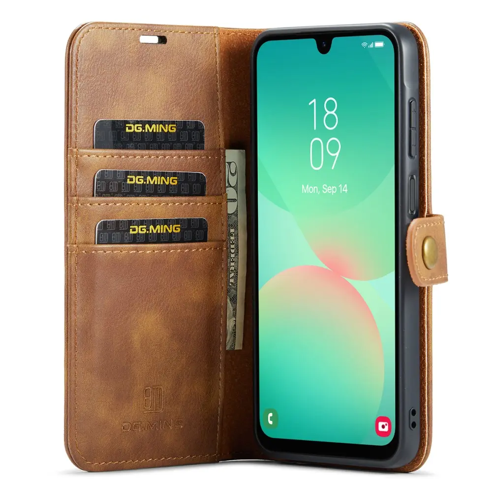 Magnet Wallet Samsung Galaxy A26 Cognac