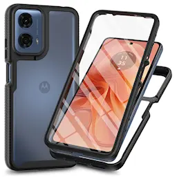 Motorola Moto G35 Full Protection suojakuori, Musta
