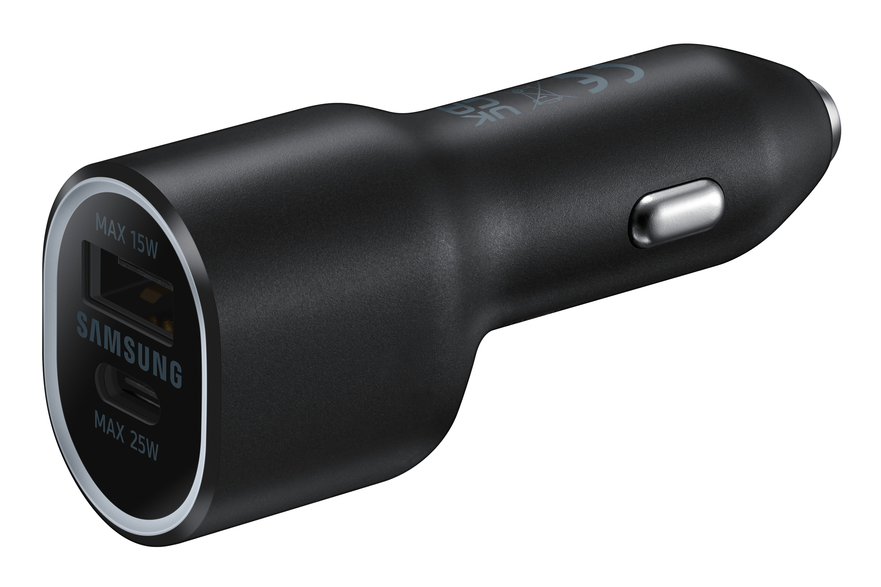 Samsung Car Charger Duo USB-C + USB-A 40W musta