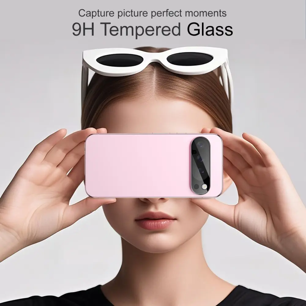 Härdat Glas 0.2mm Linsskydd Google Pixel 10 Pro Svart