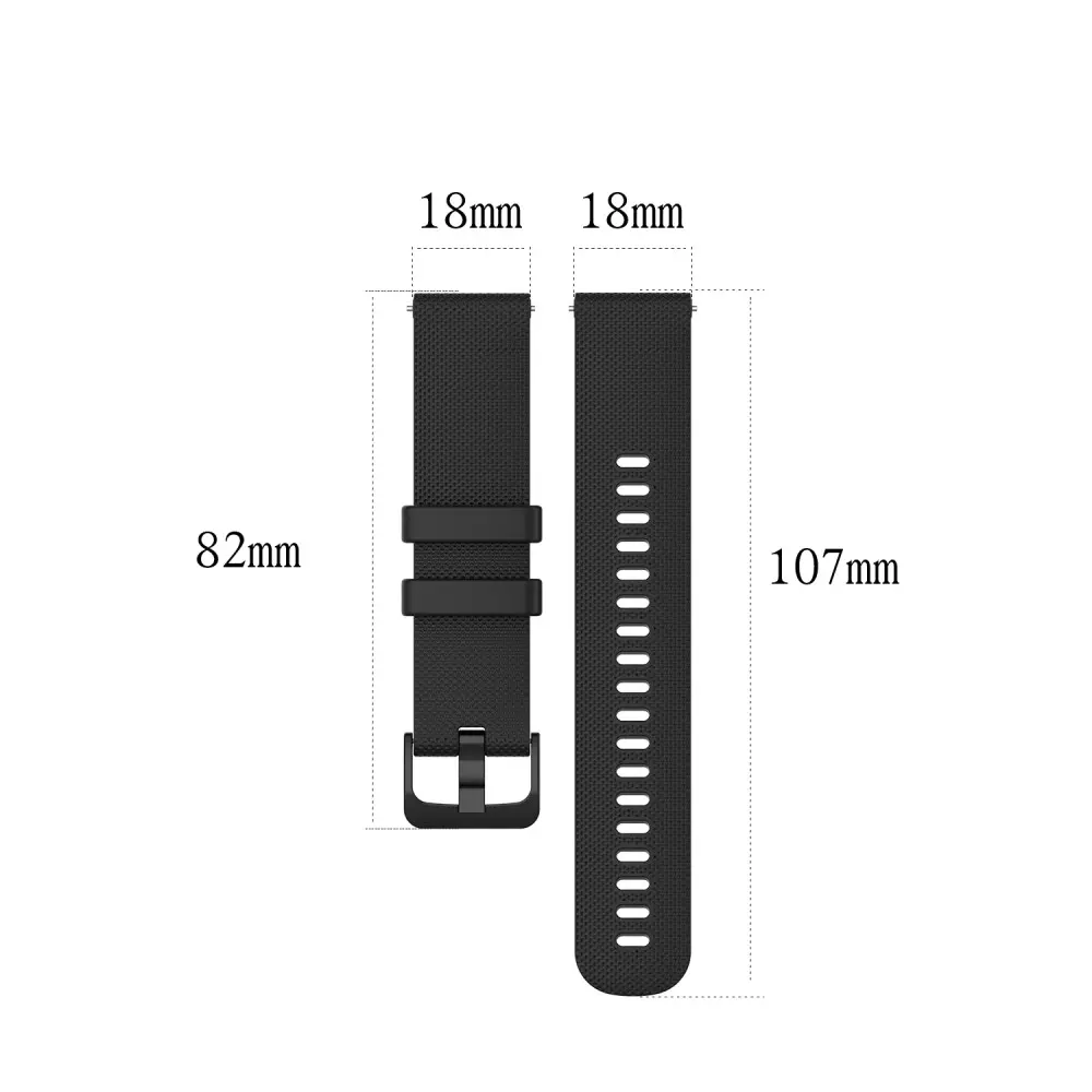 Silikonarmband Garmin Venu 4 41mm Svart