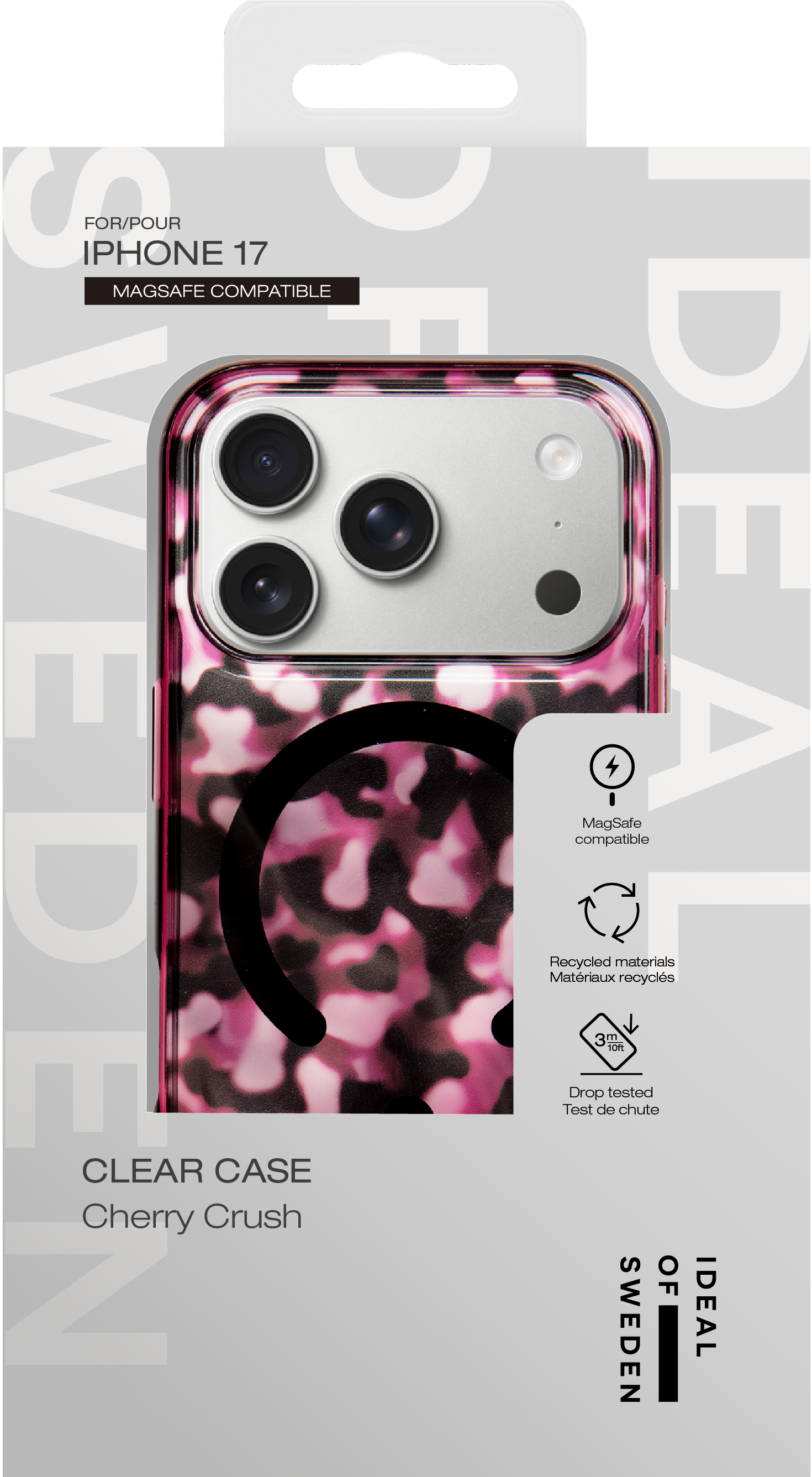 Clear MagSafe Case iPhone 17 Cherry Crush