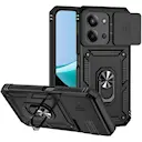 Hybridcover Ring + Kamerabeskyttelse Xiaomi Redmi 15C Sort