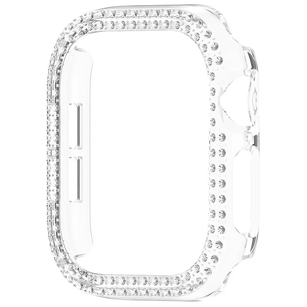 Rhinestone Skal Apple Watch Series 11 46mm transparent