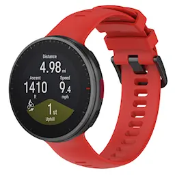 Polar Vantage V2 Armband i silikon, Röd
