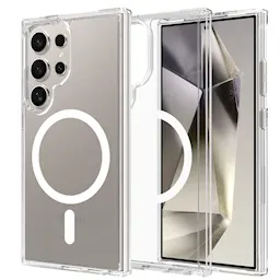 Samsung Galaxy S24 Ultra MagSafe Hybrid-deksel, Gjennomsiktig