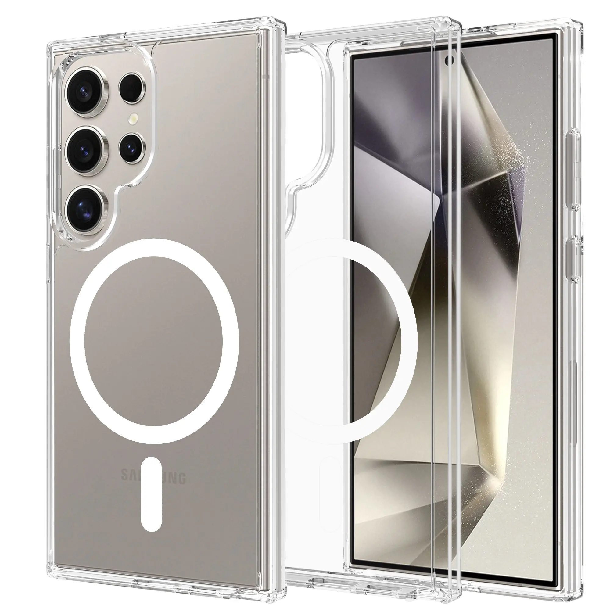 Hybriddeksel MagSafe Samsung Galaxy S24 Ultra Gjennomsiktig