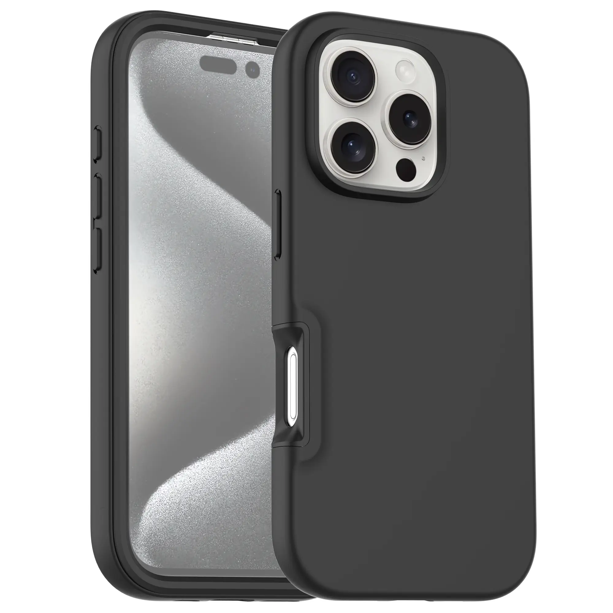 Full Protection Case iPhone 16 Pro Svart