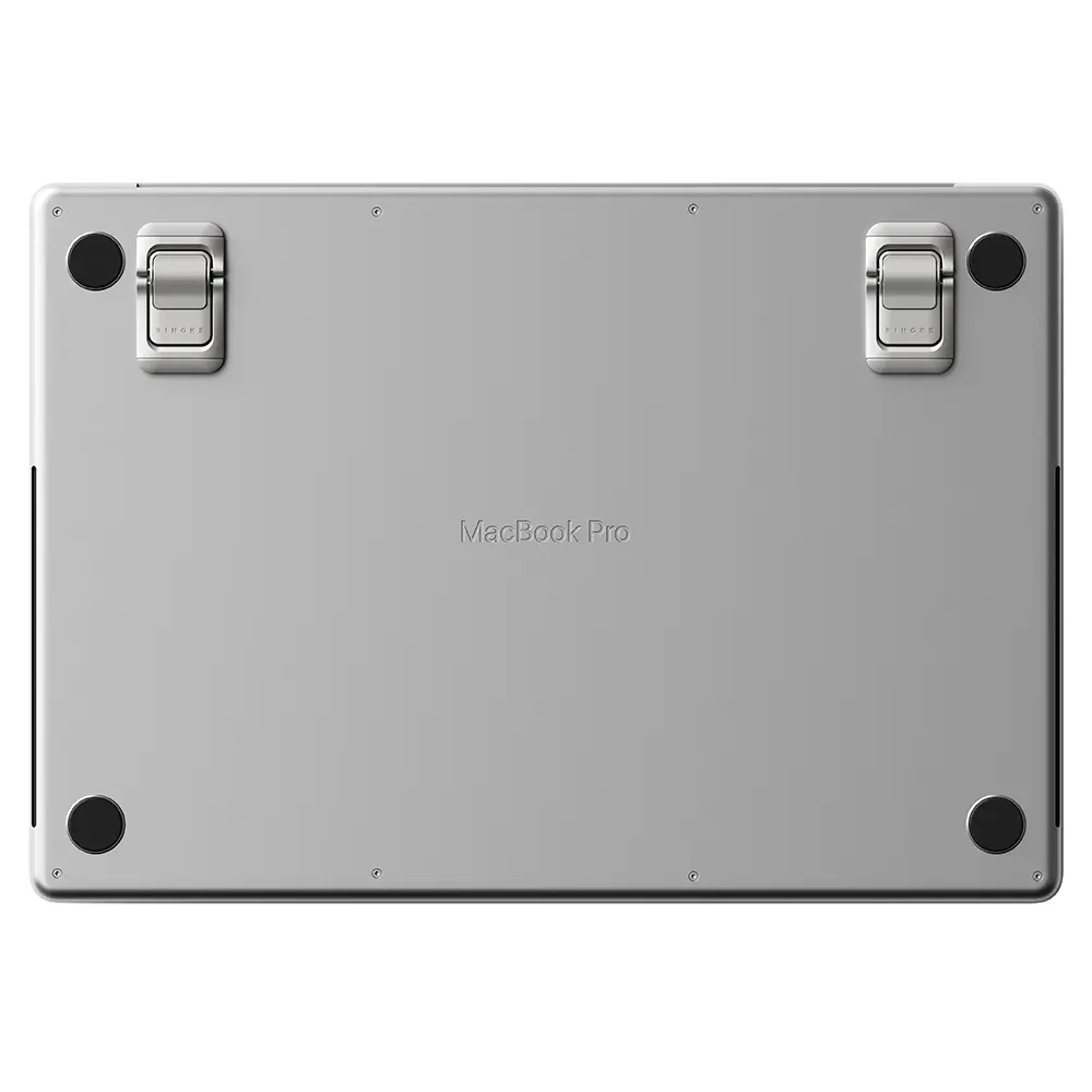 2-pack Laptopfötter - Step-Fit Mini Stand Silver