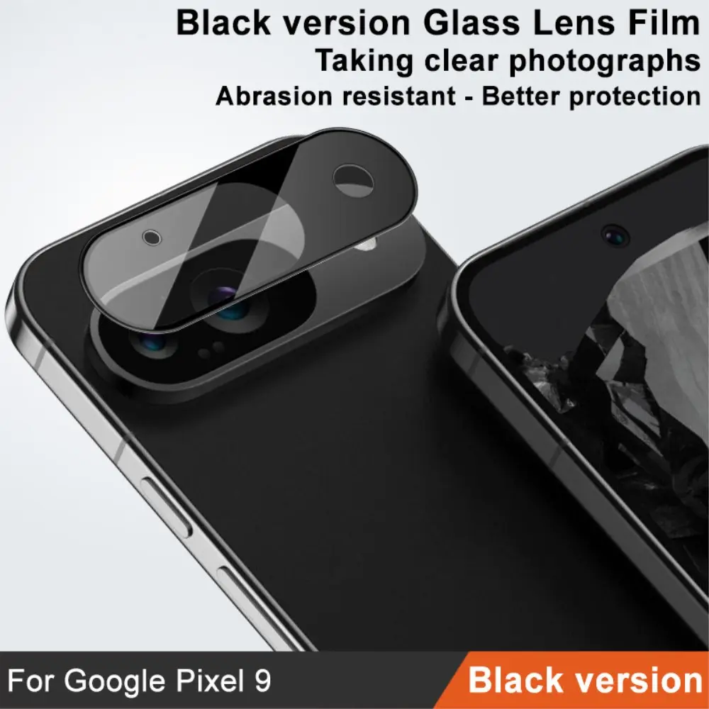 Härdat Glas 0.2mm Linsskydd Google Pixel 9 Svart