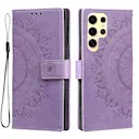 Læderetui Mandala Samsung Galaxy S25 Ultra lila