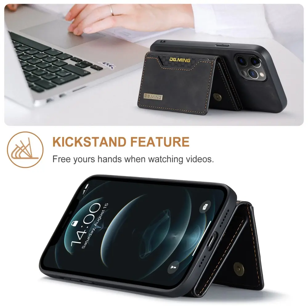 Magnetic Card Slot Case iPhone 13 Mini Svart