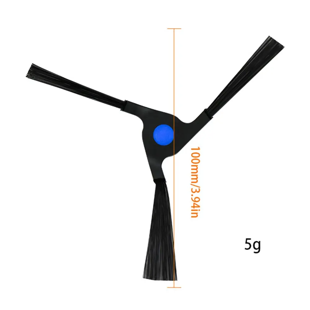 2-pack Sidoborstar - passar till Ecovacs Deebot X2 Omni Svart