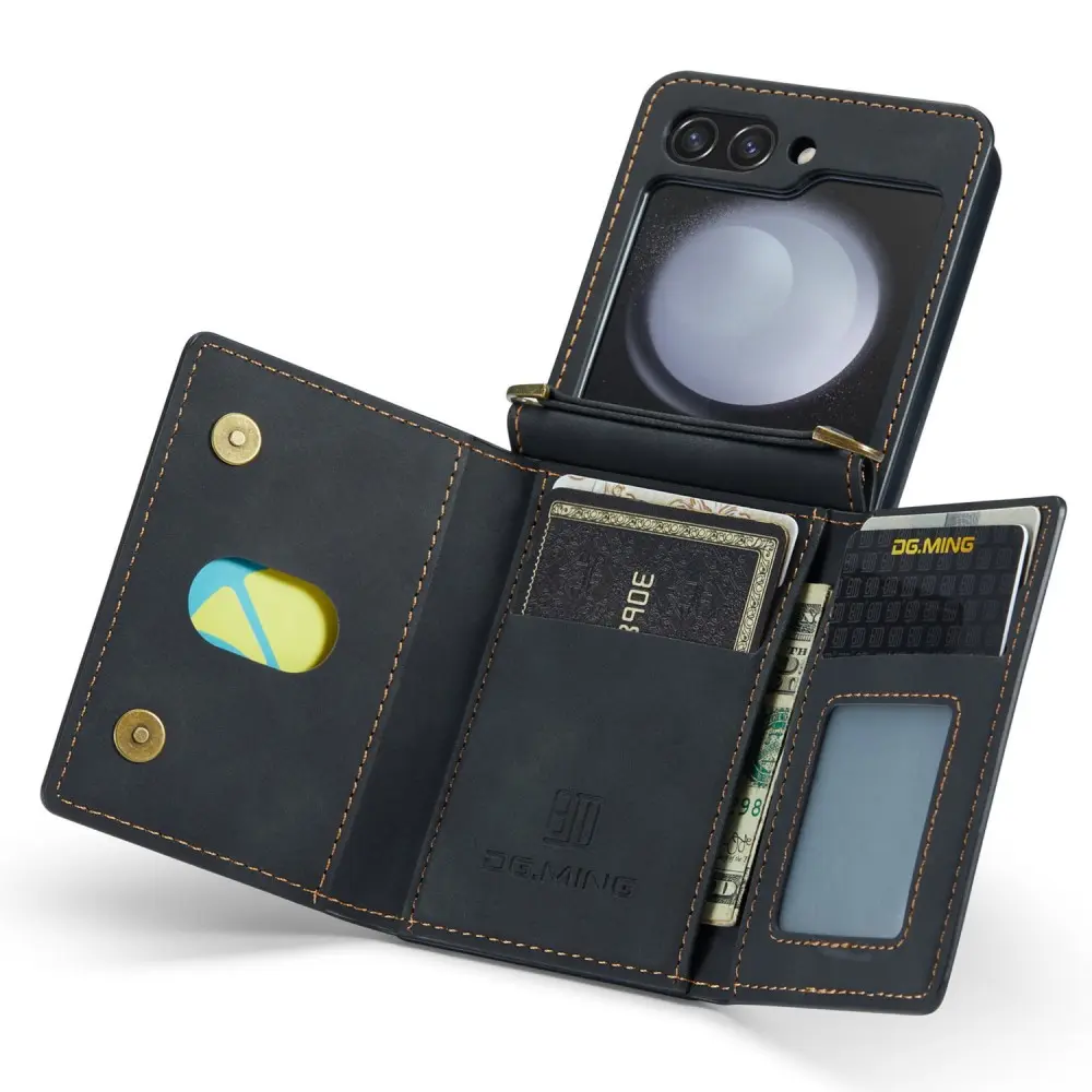 Card Slot Case Samsung Galaxy Z Flip 5 Svart