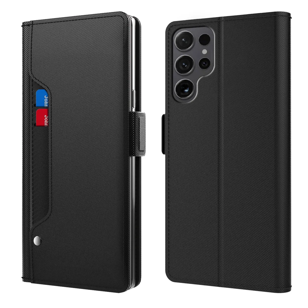 Mobiltaske Spejl Samsung Galaxy S25 Ultra sort