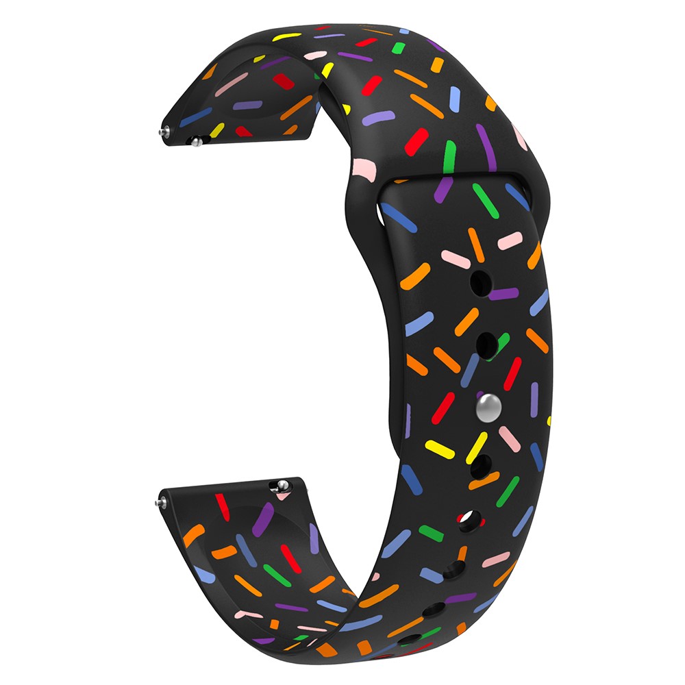 Silikoniranneke Suunto 9 Peak Musta sprinklejä