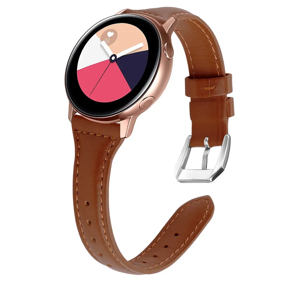 Slim Læderrem Samsung Galaxy Watch 5 40mm Brun