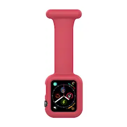 Apple Watch Series 4-6 40mm Hoitajakello kuorella, Punainen