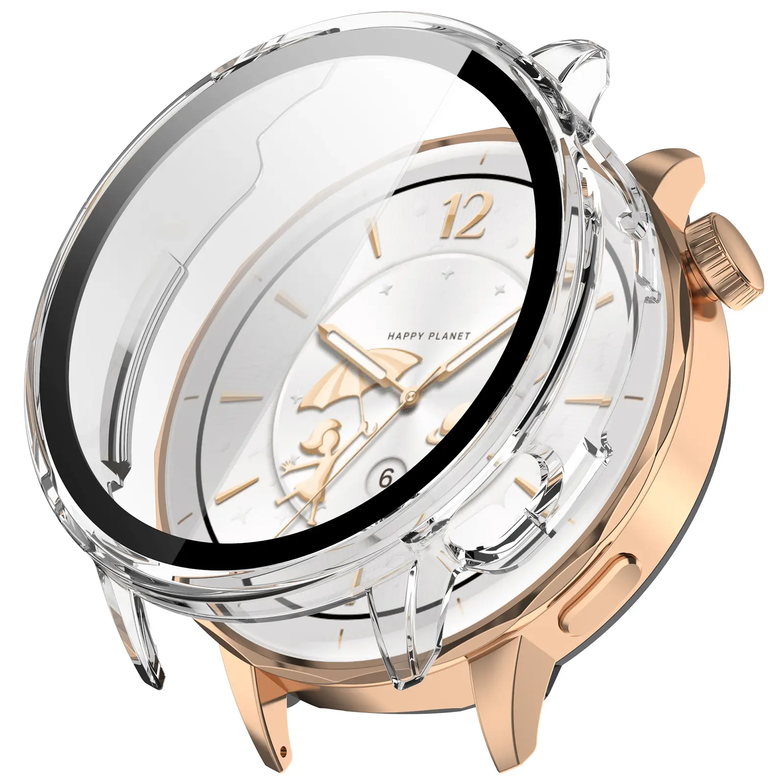 Full Cover Case  OnePlus Watch 3 43mm Gennemsigtig