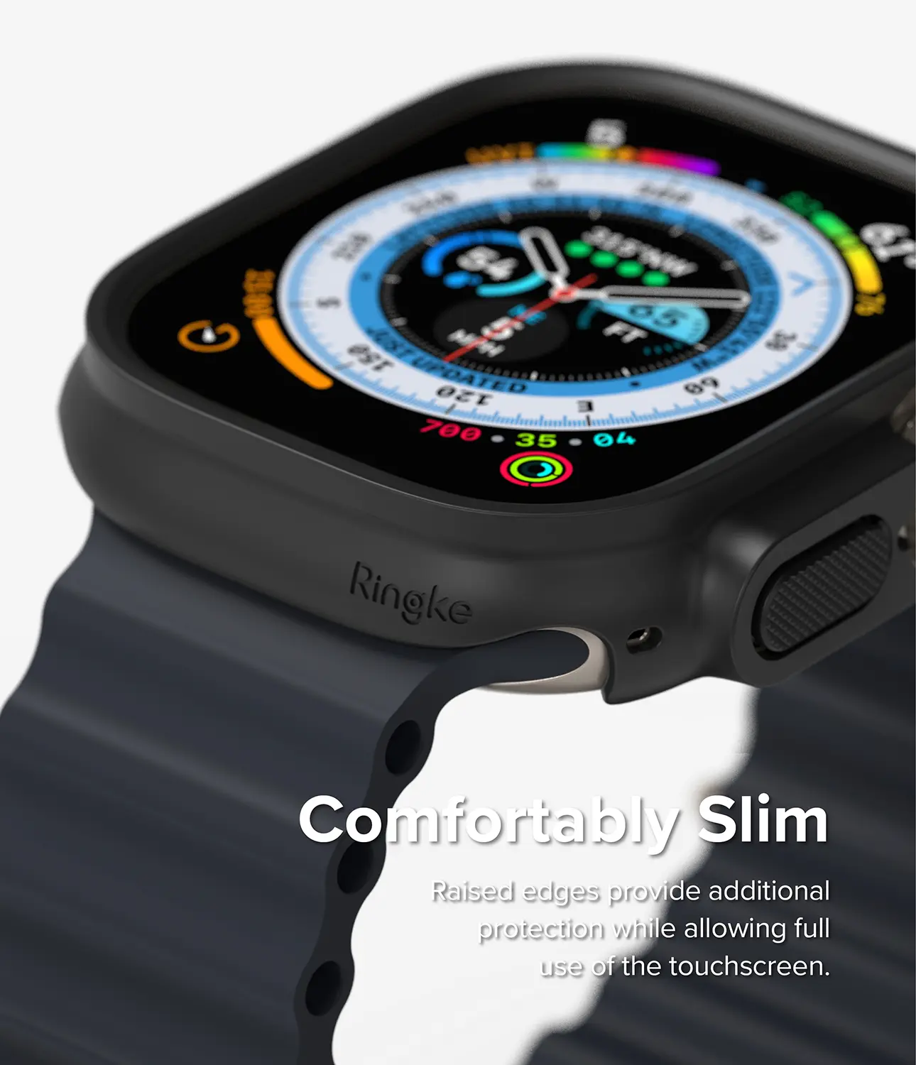 Slim Case (2-pack) Apple Watch Ultra 49mm 3rd Gen Matte Black & Clear
