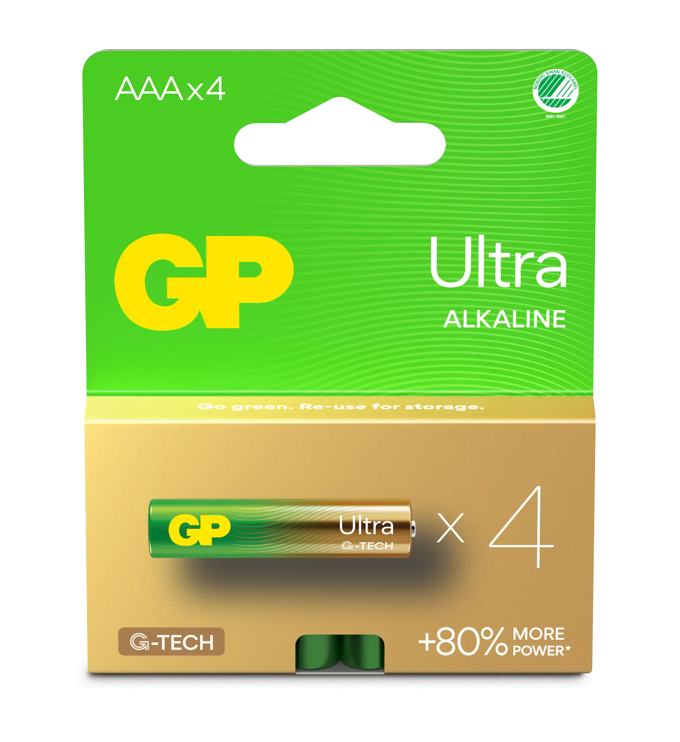 Ultra Alkaline AAA batteri 24AU/LR03 (4-pak)