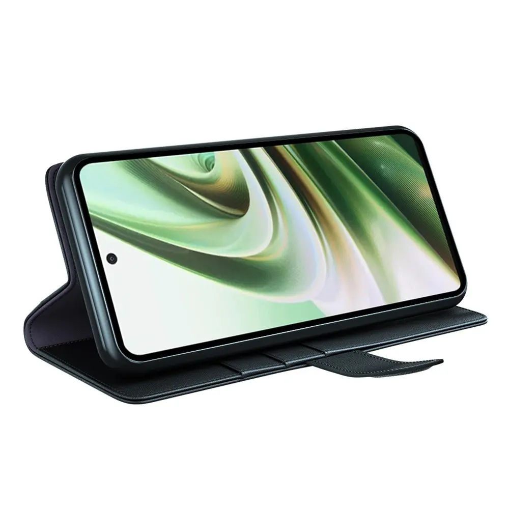 Äkta Läderfodral  OnePlus Nord CE 3 Lite Svart
