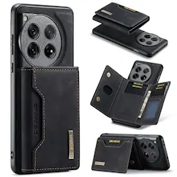 Magnetic Card Slot Case  OnePlus 12 Musta