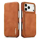 Slim Tegnebogsetui iPhone 17 Pro Cognac