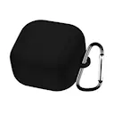 Silikonecover med karabinhage Samsung Galaxy Buds 4 Pro Sort