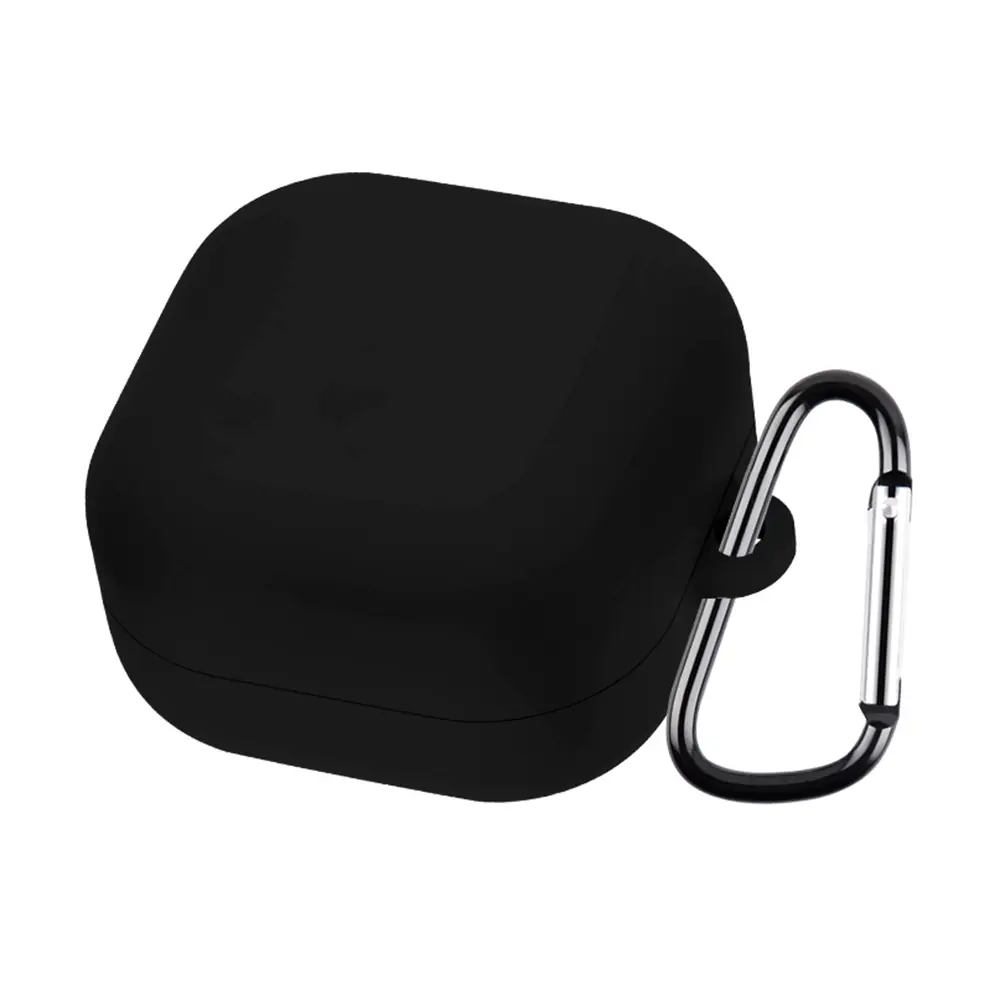 Silikonecover med karabinhage Samsung Galaxy Buds 4 Sort