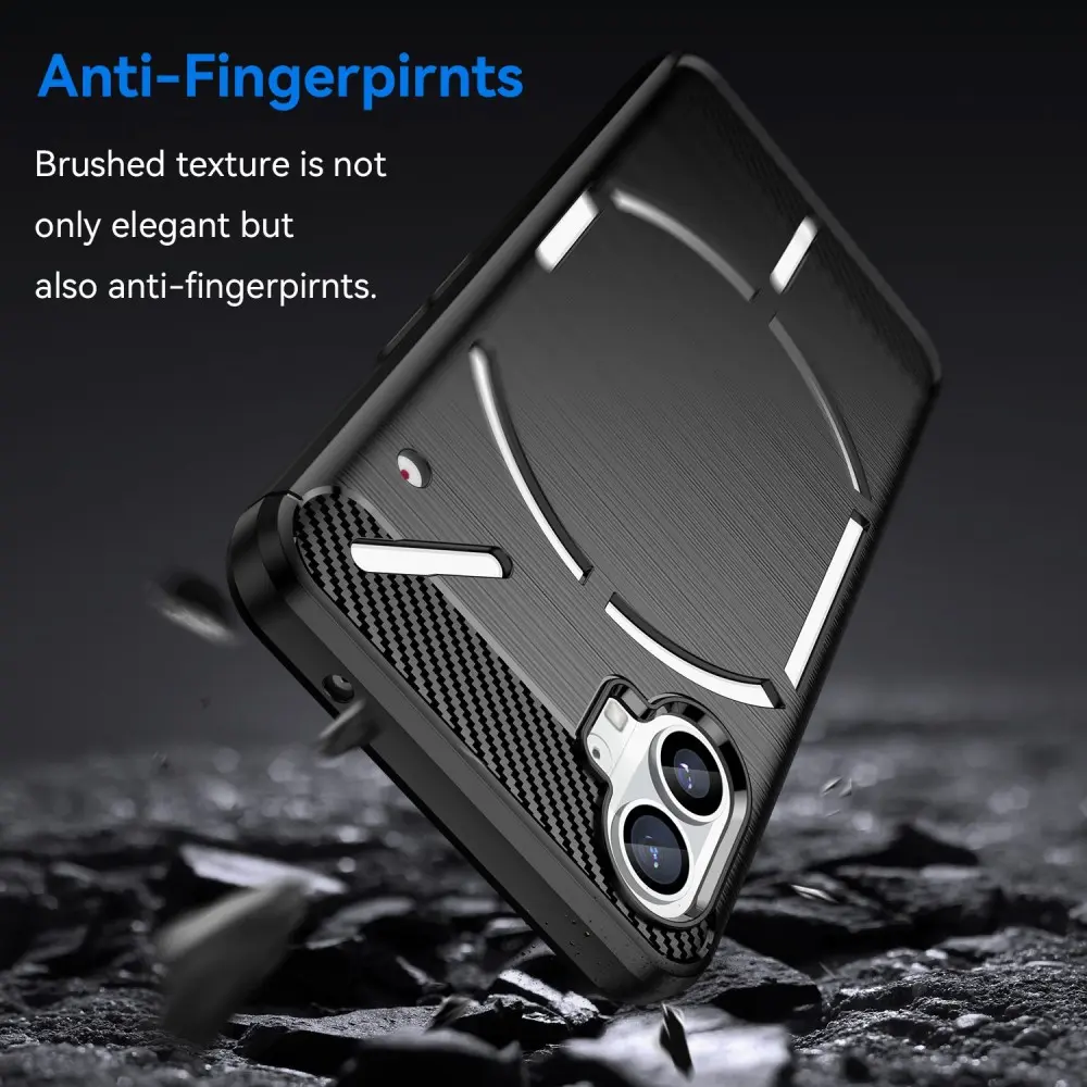 Nothing Phone 1 Skal TPU Brushed Svart